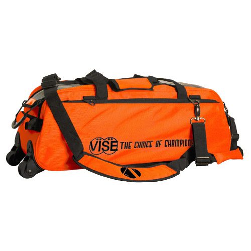 Vise 3 Ball Triple Tote Orange Bowling Bag