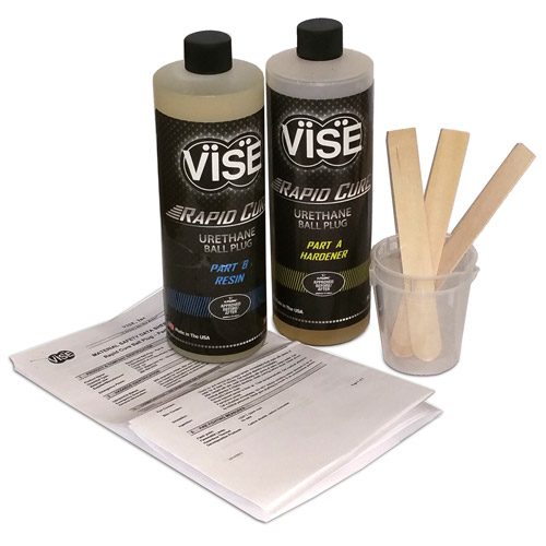Vise Rapid Cure Ball Plug 1/4 Gallon Kit