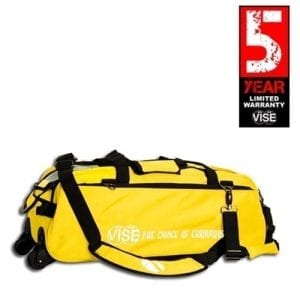Vise 3 Ball Triple Tote Bowling Bag Yellow