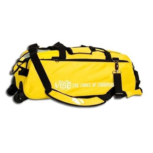 Image of Vise 3 Ball Triple Tote Bowling Bag - Yellow