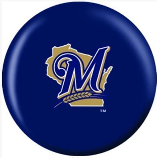 OTB MLB Milwaukee Brewers Bowling Ball