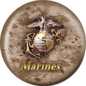 OTB Iwo Jima Marines Bowling Ball 