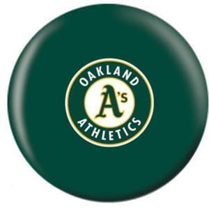 OTB MLB Oakland Athletics Bowling Ball