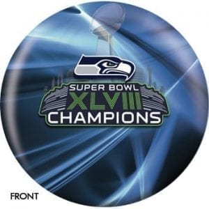 2014 Super Bowl XLVIII Champion Seahawks Bowling Ball 