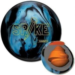 Hammer Spike Black Blue Bowling Ball
