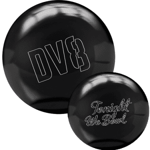 DV8 Polyester Just Black Bowling Ball 