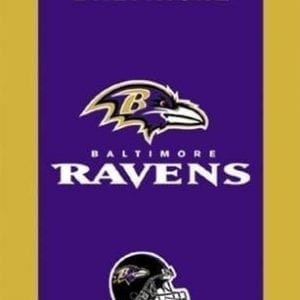 KR NFL Towel Baltimore Ravens