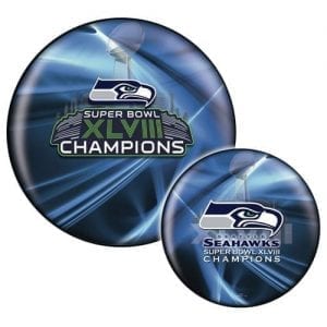 2014 Super Bowl XLVIII Champion Seahawks Bowing Ball 