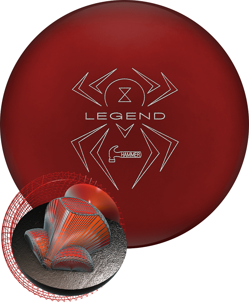 Hammer Black Widow Red Legend Solid Bowling Ball