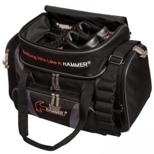 Hammer Deluxe Double Tote 2 Ball Bowling Bag 