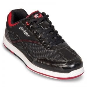 KR Mens Titan Black Red Left or Right Hand Bowling Shoes