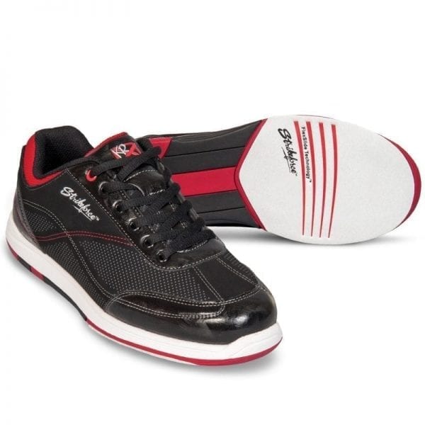 KR Mens Titan Black Red Left or Right Hand Bowling Shoes