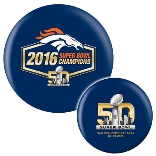 2016 Super Bowl 50 Champions Broncos Bowling Ball 