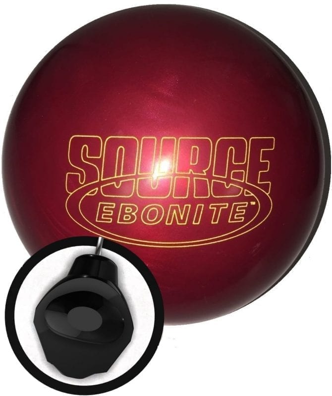 Ebonite Red Source Bowling Ball 