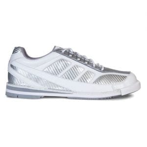 Brunswick Phantom Men's White Silver Carbon Fiber Right Hand Bowling Shoes