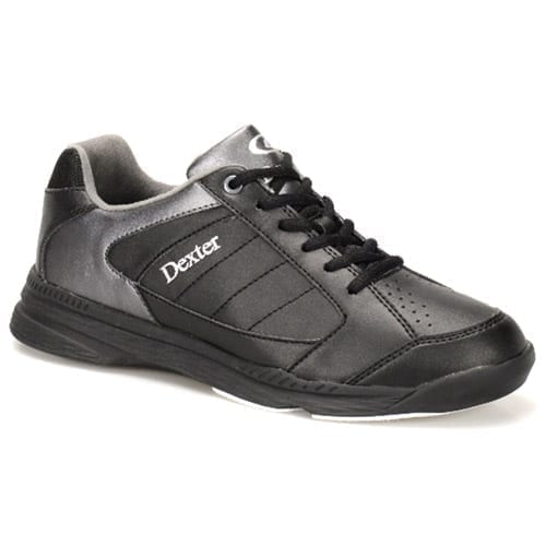 Image of Dexter Mens Ricky IV Wide Black Alloy Bowling Shoes