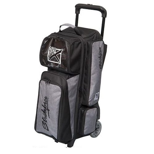 KR KRush 3 Ball Triple Roller Stone Black Bowling Bag
