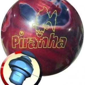 Columbia 300 Piranha Red Smoke White Bowling Ball 