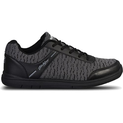 KR Strikeforce Mens Flyer Mesh Black/Steel Universal Bowling Shoes