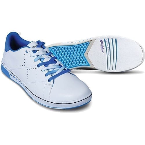 KR Strikeforce Women's Gem White/Blue Bowling Shoes