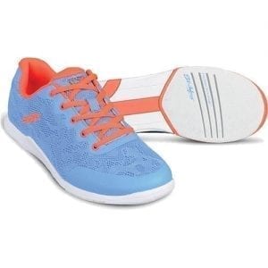 KR Strikeforce Lace Sky/Coral Women's Bowling Shoes