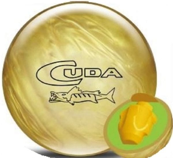 Columbia 300 Gold Cuda Rare Bowling Ball