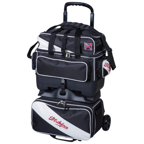 KR Strikeforce Fast 4 Ball Roller Black Bowling Bag