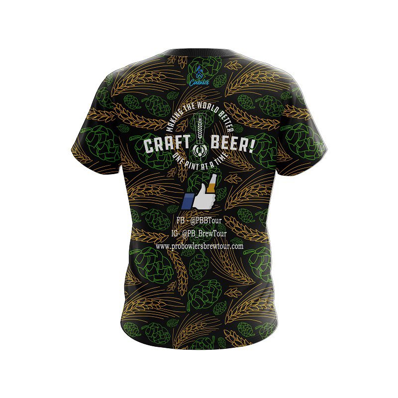 PBBT Hoppy Wheat  CoolWick Bowling Jersey - Image 2