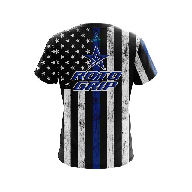 Roto Grip Blue Line CoolWick Bowling Jersey - Image 2