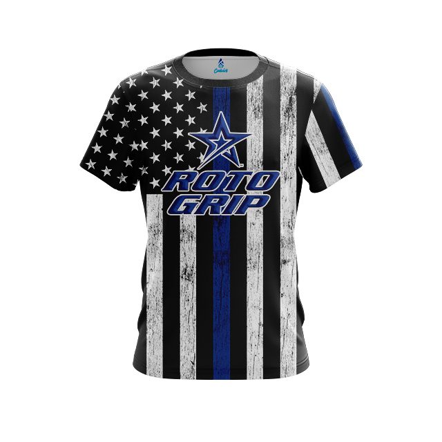 Roto Grip Blue Line CoolWick Bowling Jersey