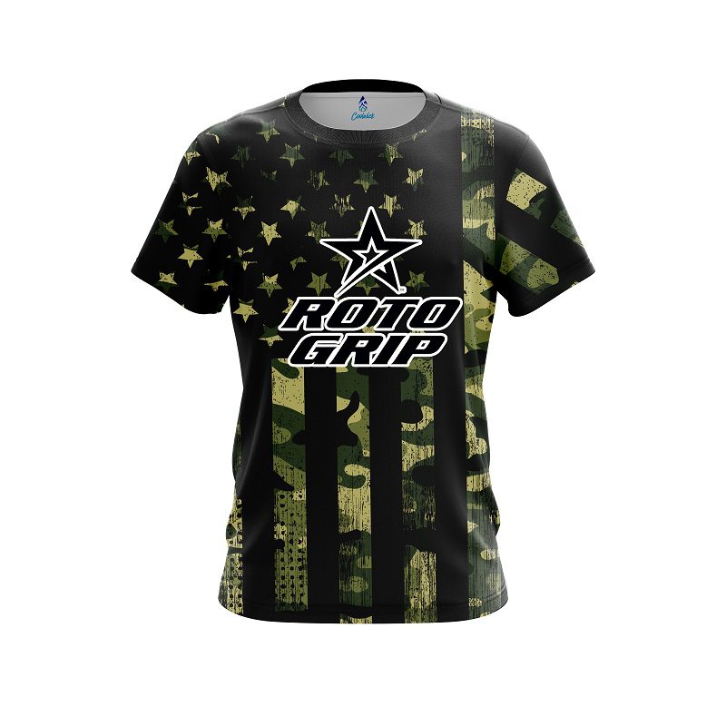 Roto Grip Camouflage Flag CoolWick Bowling Jersey