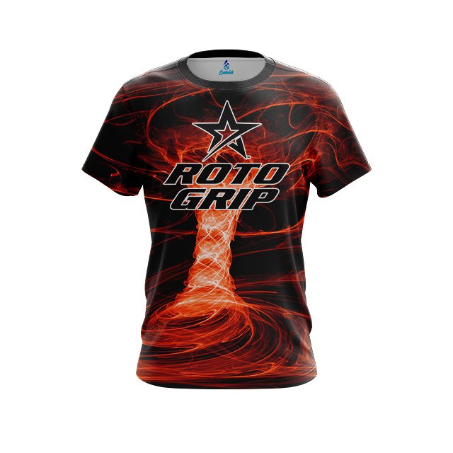 Roto Grip Electrical Tornado Orange CoolWick Bowling Jersey