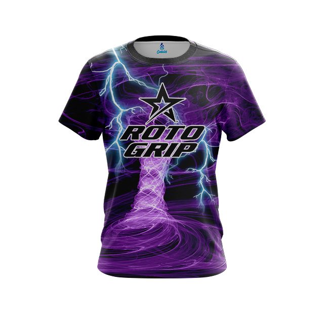 Roto Grip Electrical Tornado Purple CoolWick Bowling Jersey