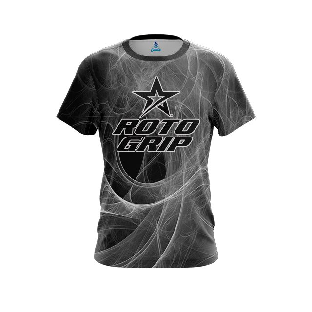 Roto Grip Energy Swirls Black CoolWick Bowling Jersey