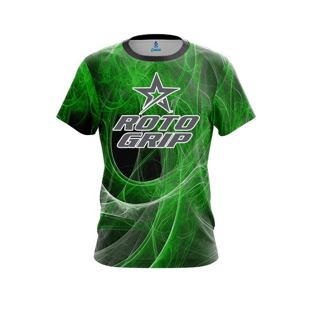 Roto Grip Energy Swirls Green CoolWick Bowling Jersey