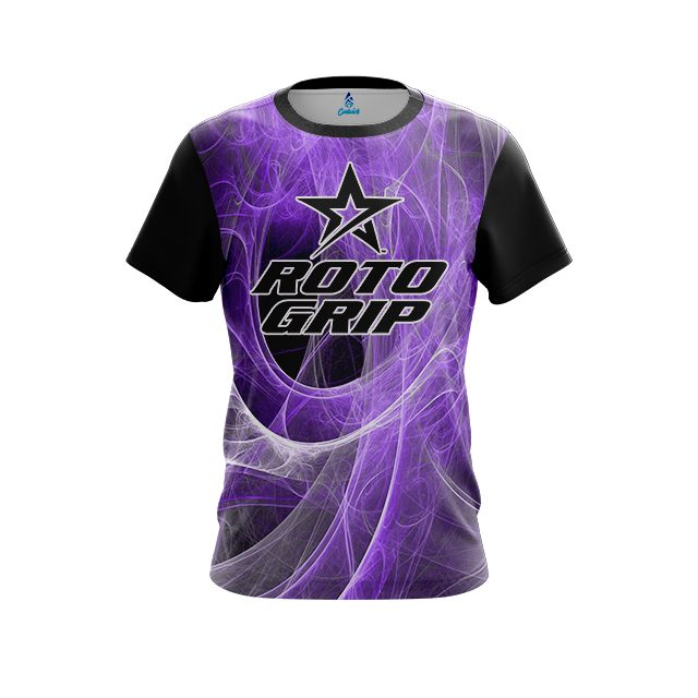 Roto Grip Energy Swirls Purple CoolWick Bowling Jersey