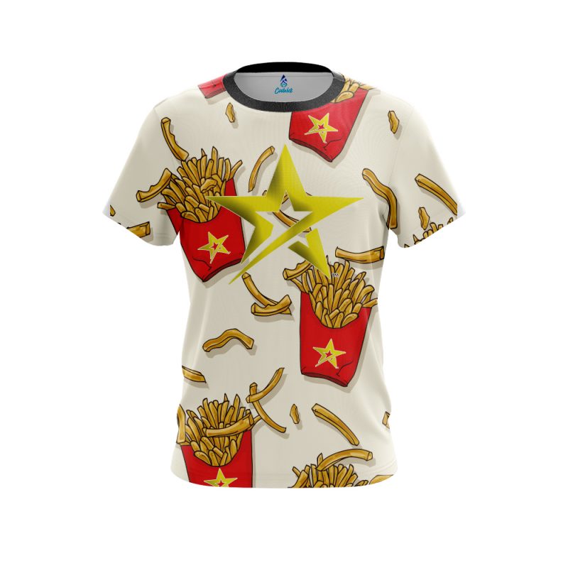 Roto Grip French Fries White CoolWick Bowling Jersey