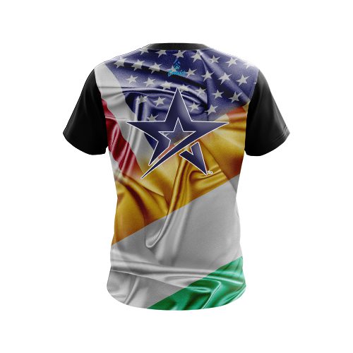 Roto Grip Ireland USA Flag Shirt CoolWick Bowling Jersey - Image 2