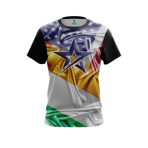 Roto Grip Ireland USA Flag Shirt CoolWick Bowling Jersey