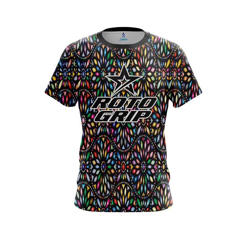 Roto Grip Kaleidoscope Black CoolWick Bowling Jersey