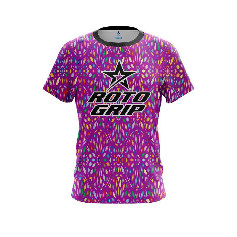 Roto Grip Kaleidoscope Purple CoolWick Bowling Jersey