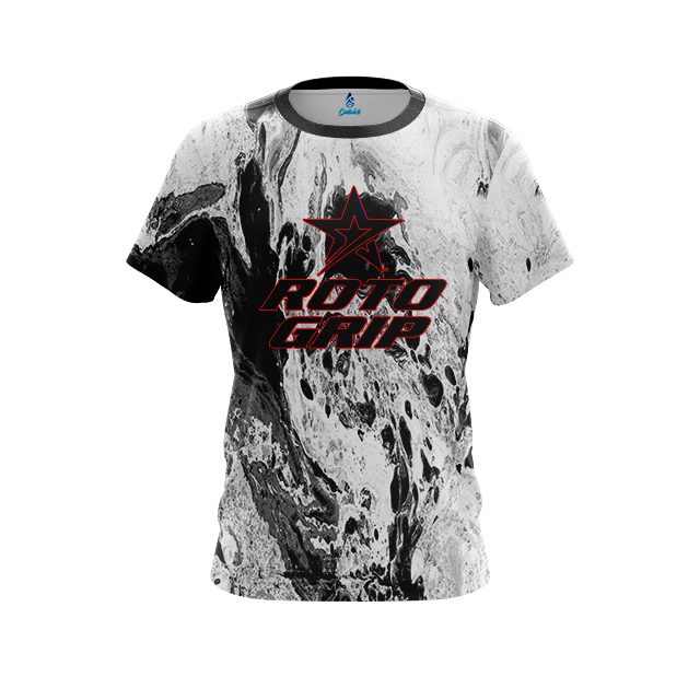 Roto Grip Marble Black CoolWick Bowling Jersey