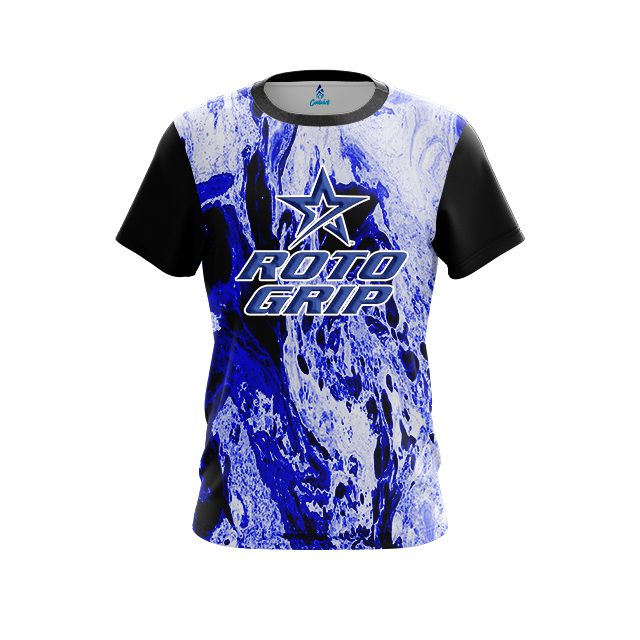 Roto Grip Marble Blue CoolWick Bowling Jersey
