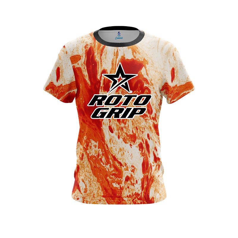 Roto Grip Marble Orange CoolWick Bowling Jersey