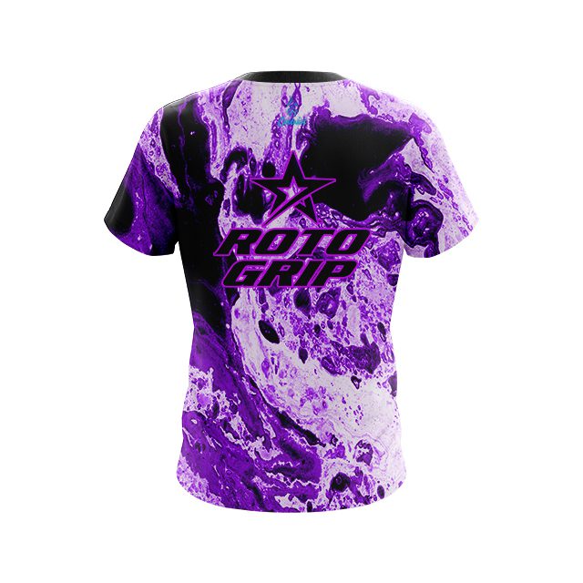 Roto Grip Marble Purple CoolWick Bowling Jersey - Image 2