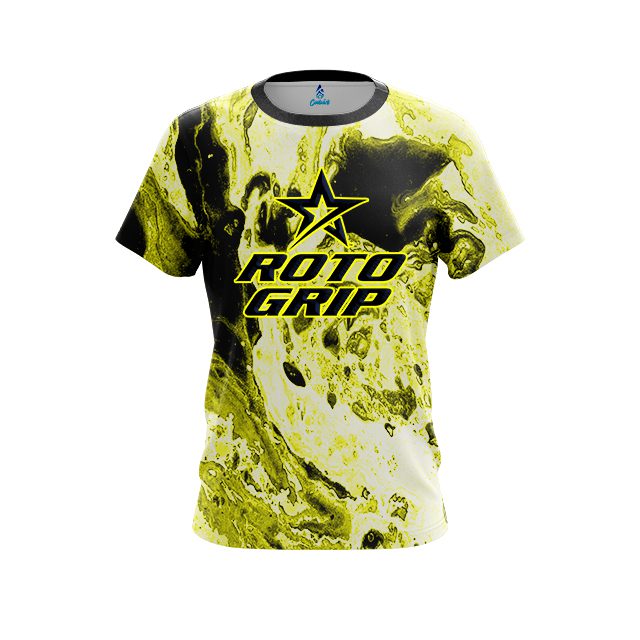Roto Grip Marble Yellow CoolWick Bowling Jersey