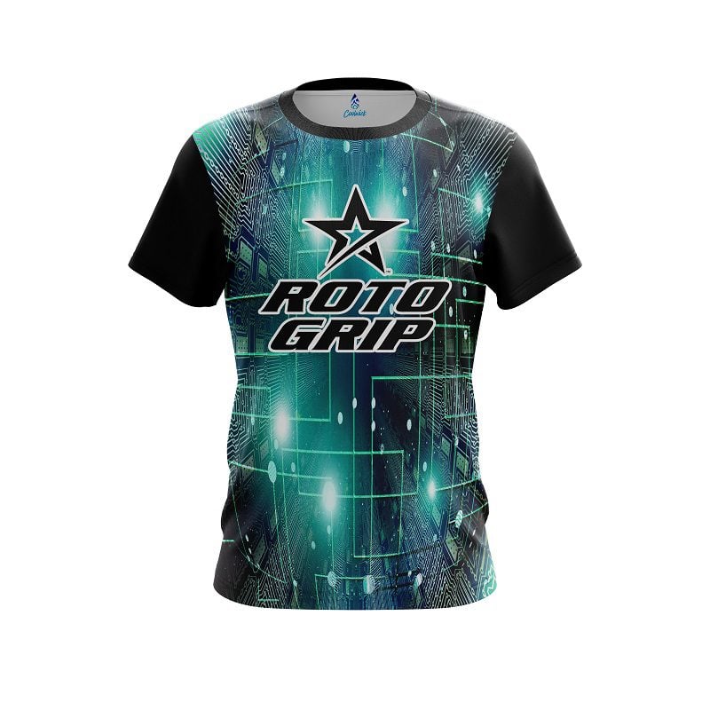 Roto Grip Motherboard Aqua CoolWick Bowling Jersey