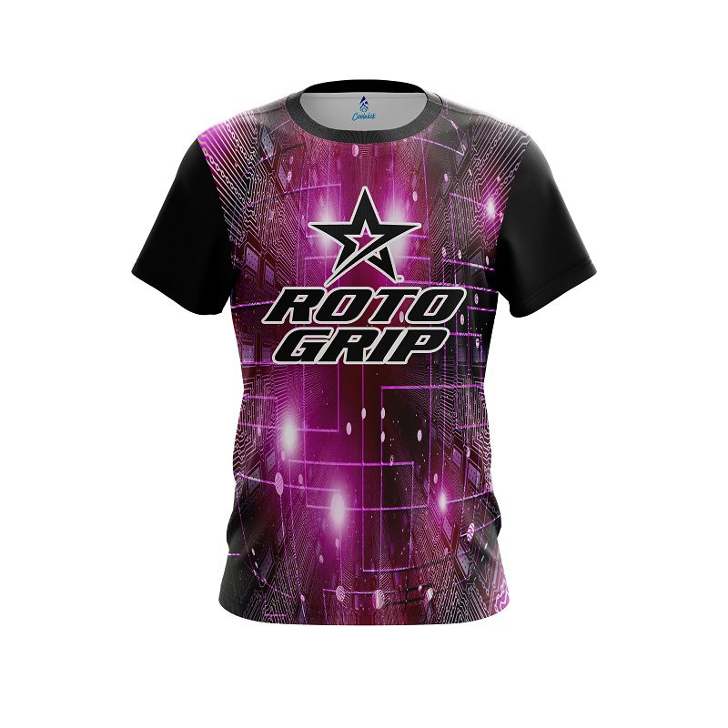 Roto Grip Motherboard Pink CoolWick Bowling Jersey