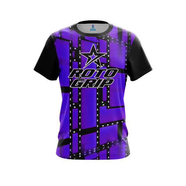 Roto Grip Movie Reel Purple CoolWick Bowling Jersey