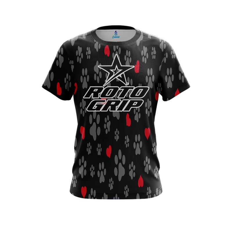 Roto Grip Puppy Love Black CoolWick Bowling Jersey